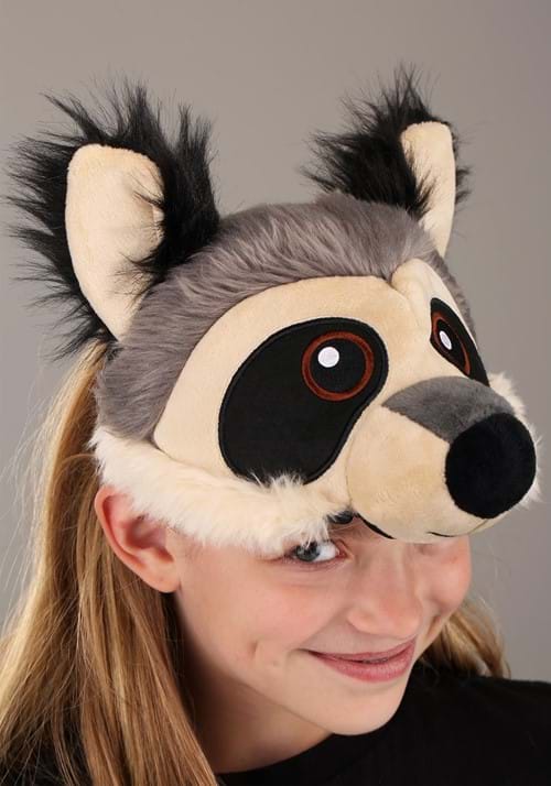 Raccoon Plush Headband & Tail Costume Accessory Kit - US 6982