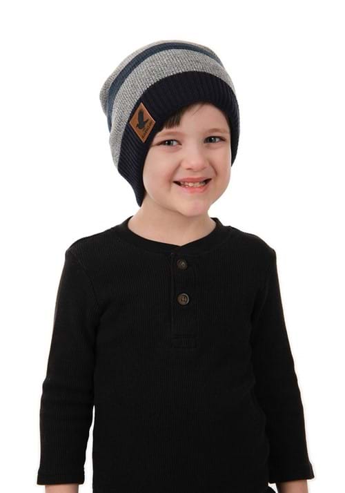 Ravenclaw Heathered Stripped Knit Beanie - US 9607