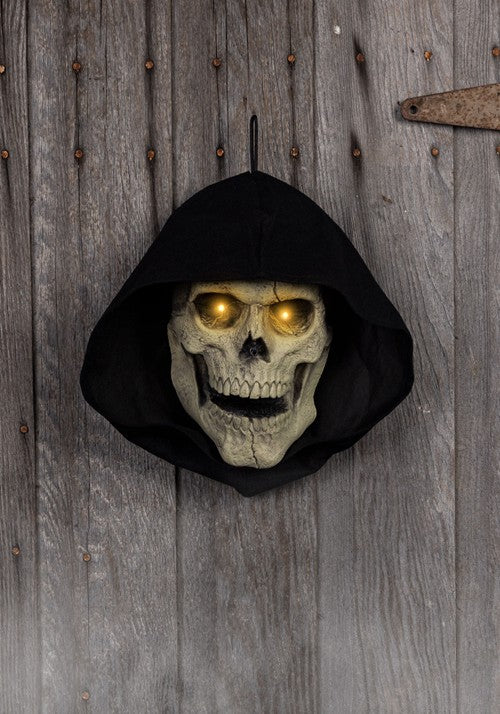 Haunting Reaper Skull Seasonal Visions International Door Decoration - US 3723