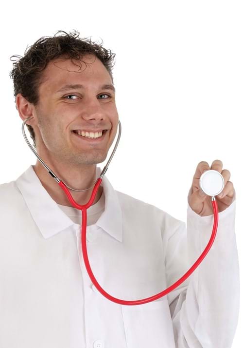 Red Stethoscope Costume Accessory - US 4236
