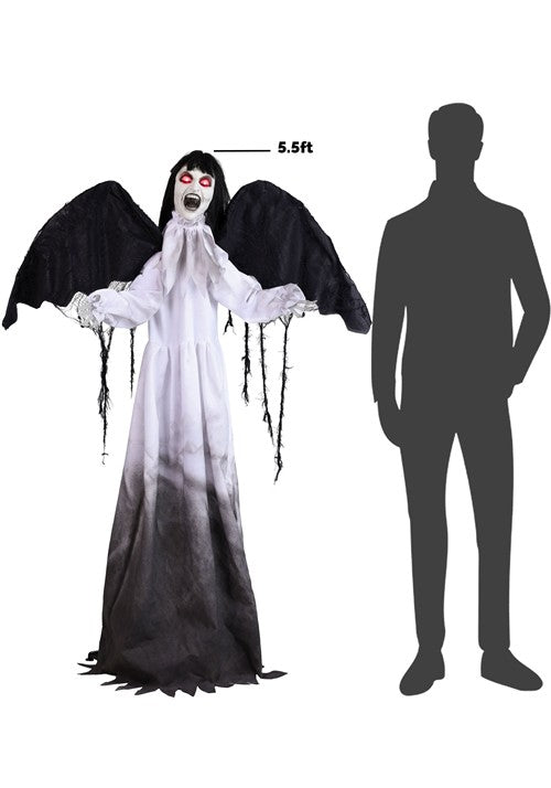 5.5FT Saravel the Shrieking Specter Animatronic Decoration - Scream Saver - US 7177