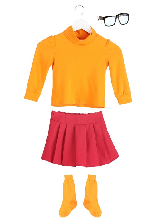Girl's Scooby Doo Velma Costume - US 6239
