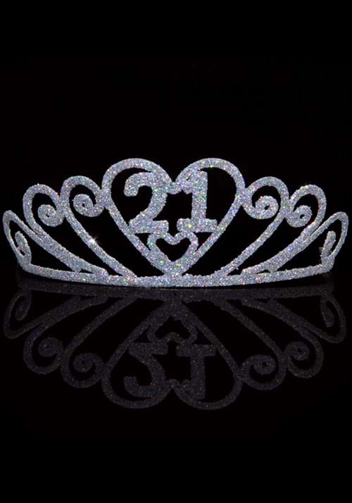 21 Silver Sparkle Tiara - US 7768