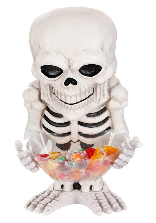 21-Inch Skeleton Candy Bowl Holder Decoration - US 5167