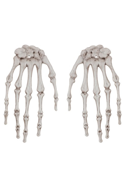 7-Inch Halloween Skeleton Hands Decoration - US 4473