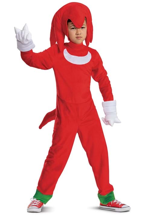Sonic 2 Knuckles Deluxe Costume for Kids - US 1585