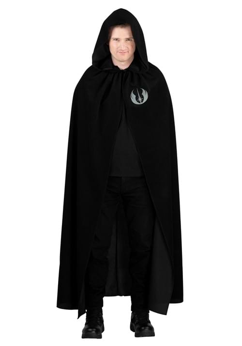 Star Wars Men's Luke Skywalker Black Hooded Robe Costume - US 7376