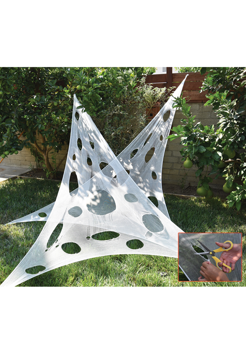 16.4FT Stretch White Web Material Decoration - US 0107