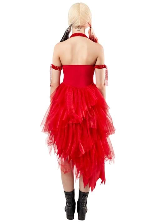 Women's Harley Quinn Suicide Squad 2 Red Dress Costume - US 7548