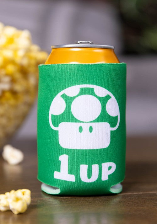 1 Up Super Mario Bros. Green Can Cooler - US 8772