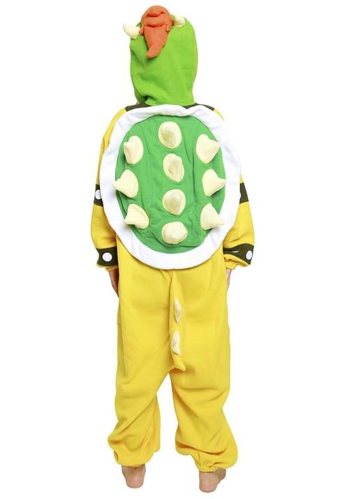 Super Mario Brothers Adult Bowser Kigurumi Costume - US 9706