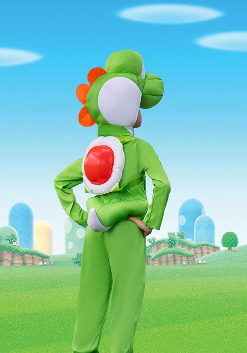 Kid's Super Mario Brothers Yoshi Deluxe Costume - US 6586