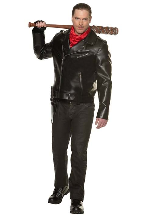 The Walking Dead Negan Biker Jacket Costume for Men - US 8649