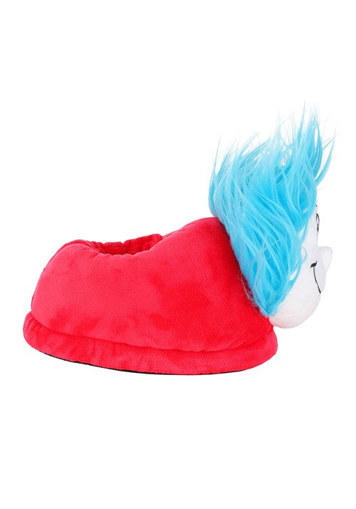 Thing 1 & Thing 2 3D Character Kid's Slippers - US 6648