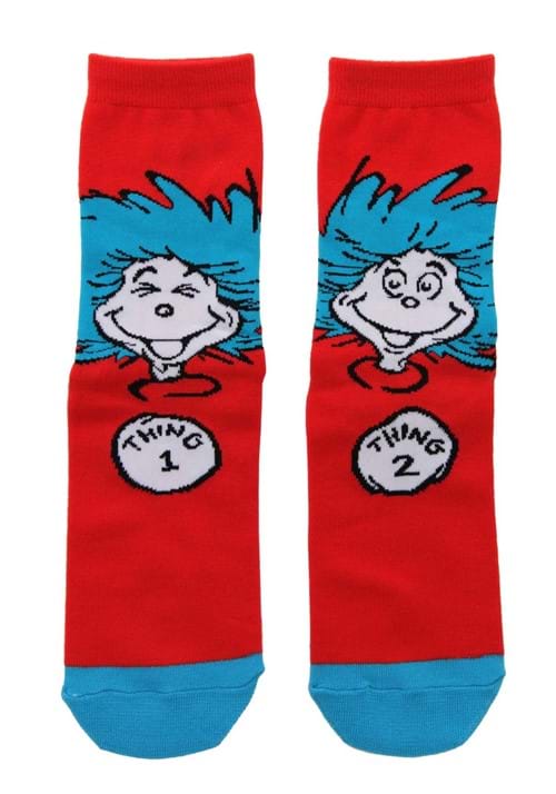 Thing 1 & Thing 2 Crew Socks - US 4042