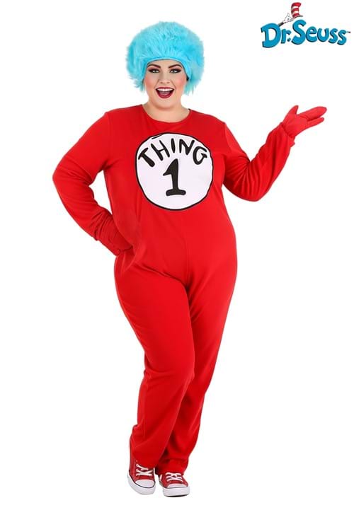 Thing 1&2 Adult Plus Size Costume - US 2669