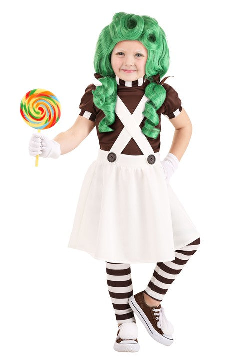 Toddler Chocolate Factory Worker Costume for Girls - US 9662