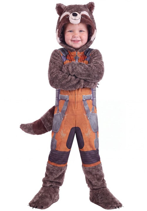 Boy's Toddler Marvel Guardians of the Galaxy Deluxe Rocket Raccoon Costume Jumper - US 3165