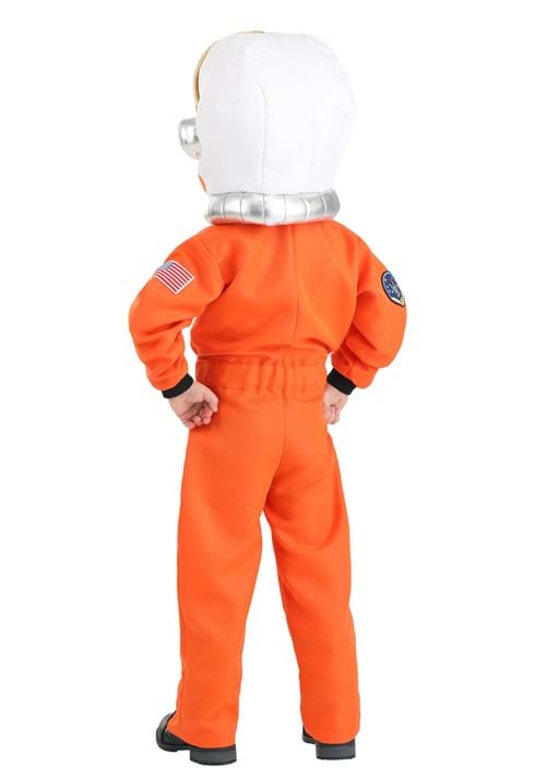 Orange Astronaut Jumpsuit Costume for Toddlers - US 5409