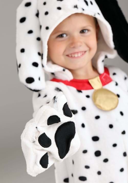Plush Dalmatian Puppy Jumpsuit for Toddlers - US 8994