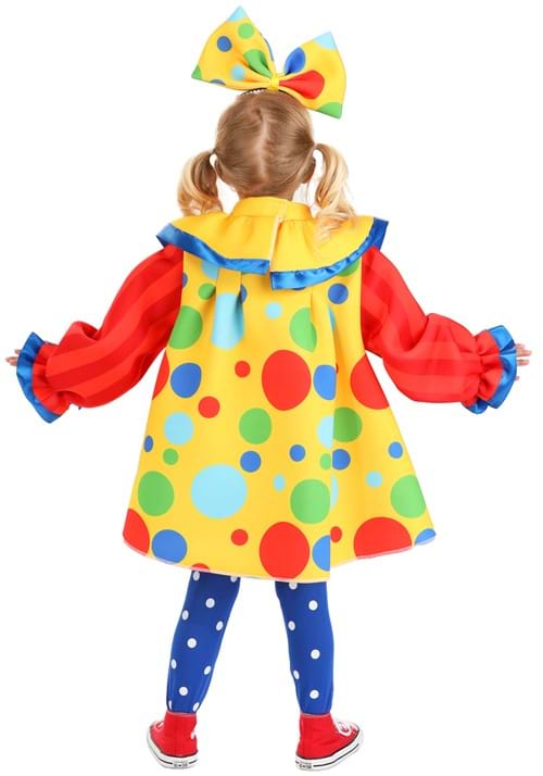 Girl's Toddler Posh Polka Dot Clown Costume - US 6406