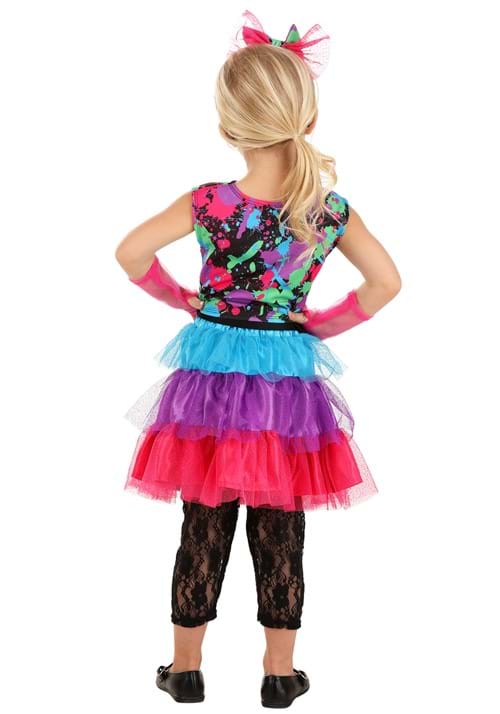 Girl's Neon '80s Toddler Costume - US 2991