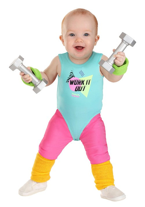 Totally 80s Workout Costume for Infants - US 7558