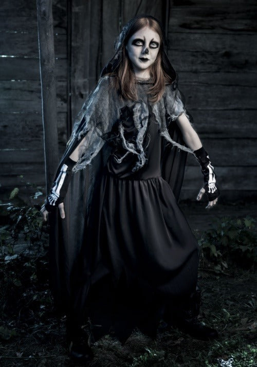 Tween Miss Reaper Costume - US 7039