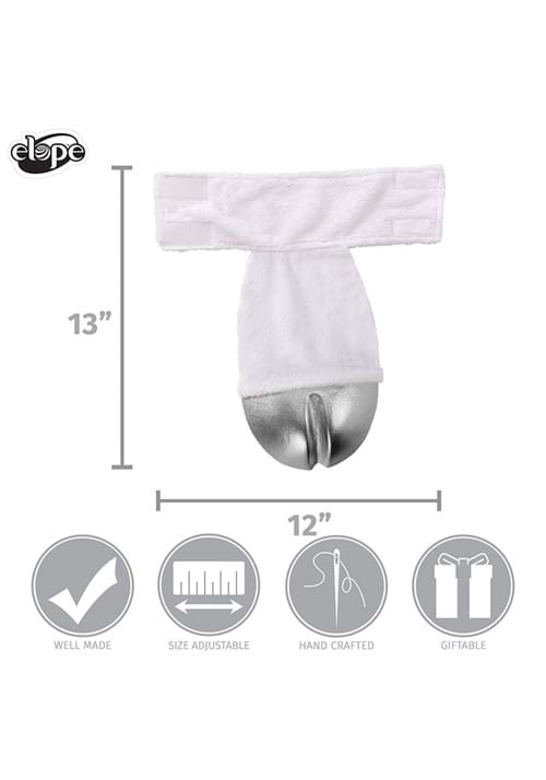 Unicorn Silver Costume Back Hooves - US 2042