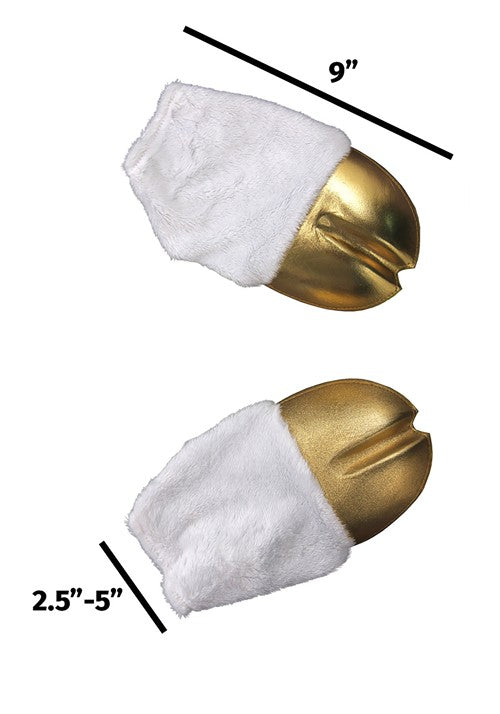 Gold Unicorn Costume Front Hooves - US 7223