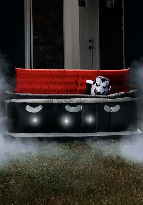 6FT Vampire's Coffin Inflatable Light Up Prop Decoration - US 9970
