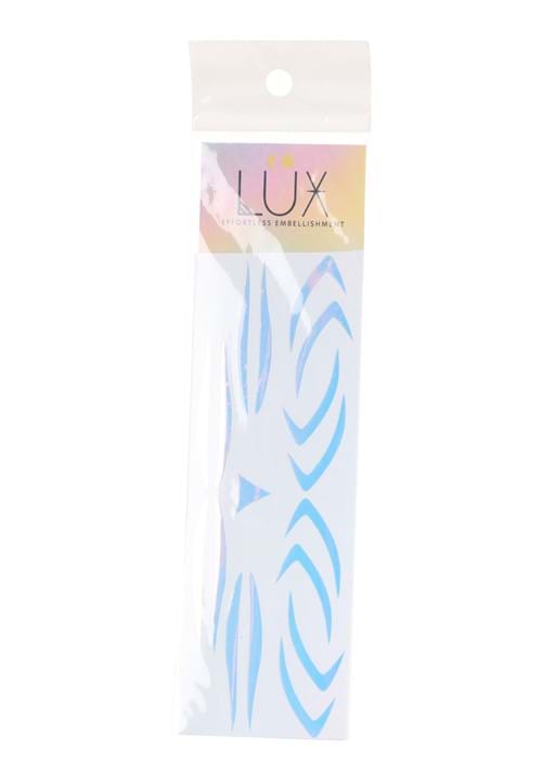Vibe Checks Holographic Face Decals in Electric Opal - US 8287