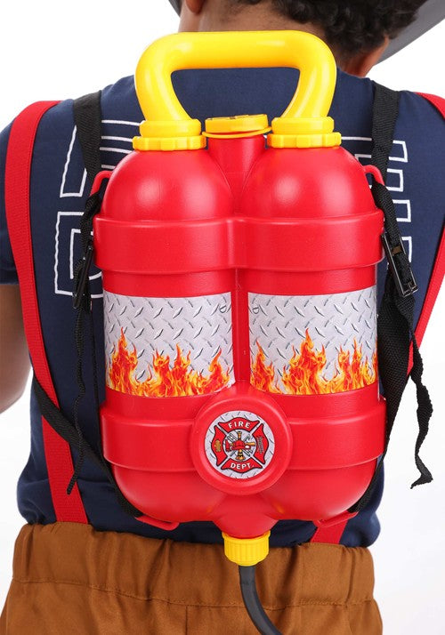 Water Nozzle Firefighter Costume Backpack - US 7291