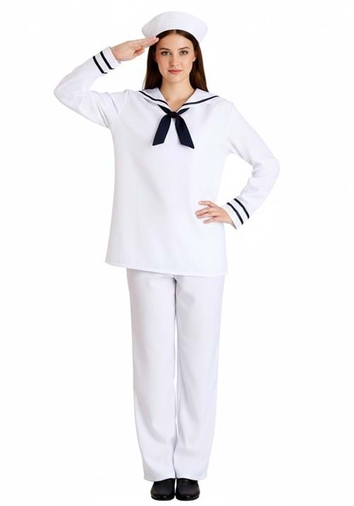 Men's White Sailor Costume - US 7785