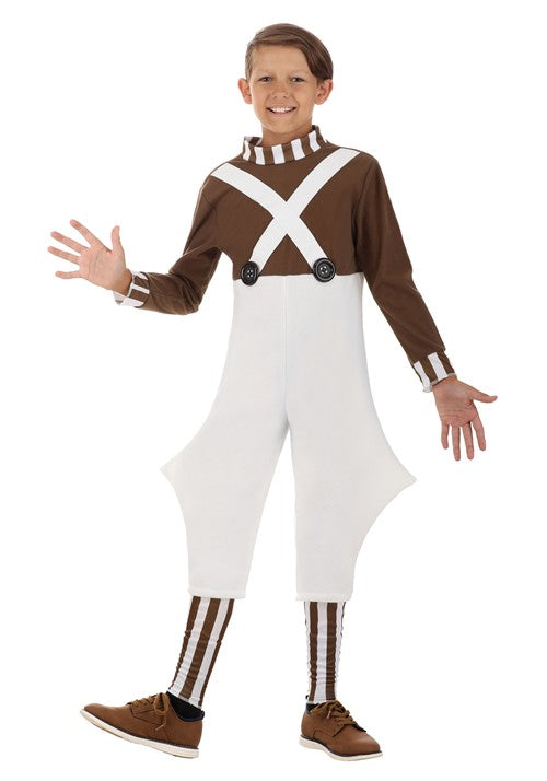 Willy Wonka Oompa Loompa Costume for Kids - US 3635
