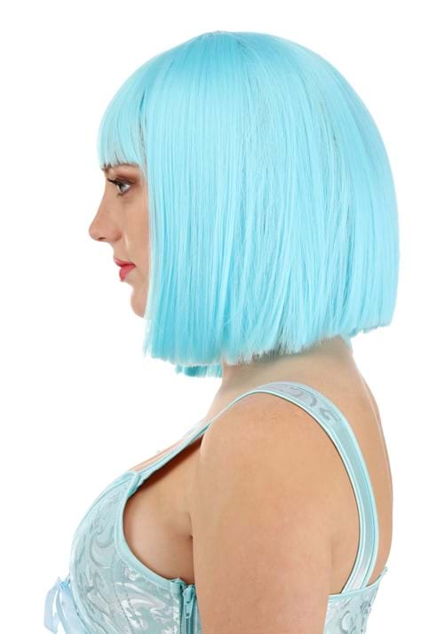 Bright Blue Bob Wig for Women - US 6251