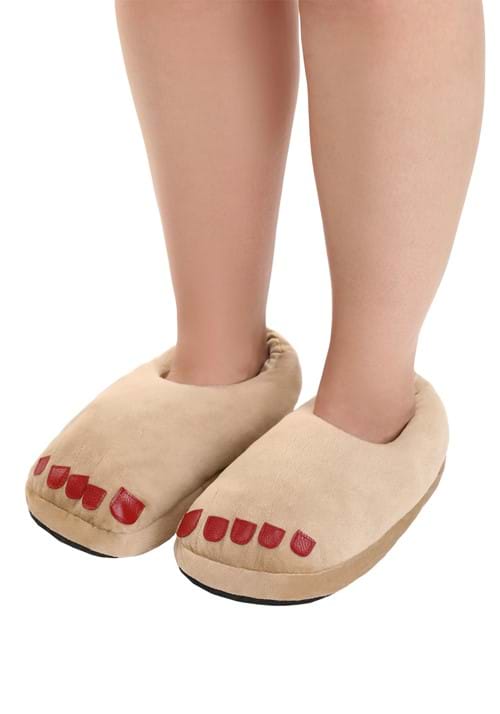 Caveman Feet Costume Slippers for Women - US 4826