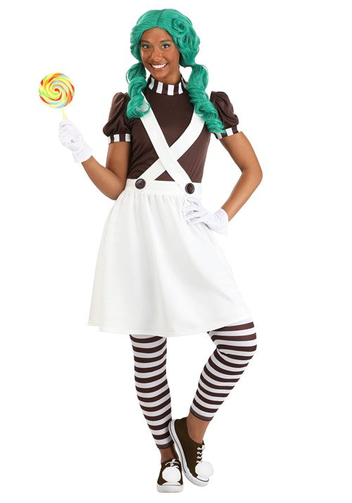 Chocolate Factory Worker Costume for Women - US 1758