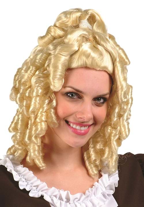 Women's Colonial Lady Blonde Costume Wig - US 7218