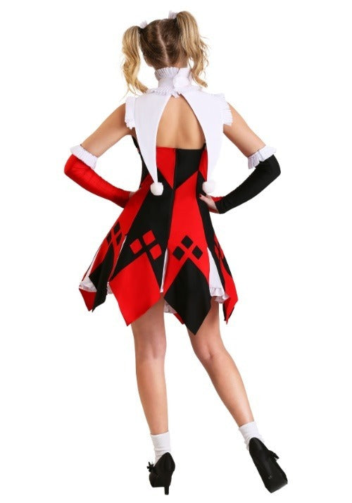 Cute Court Jester Costume for Women - US 8111