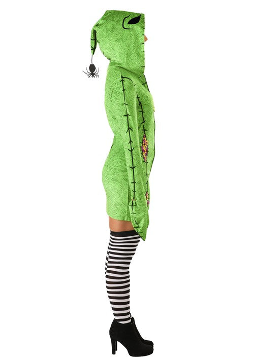 Deluxe Disney Oogie Boogie Hoodie Costume Dress for Women - US 1720