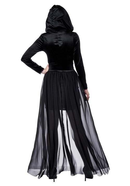 Gothic Hooded Costume Dress for Women - US 9295