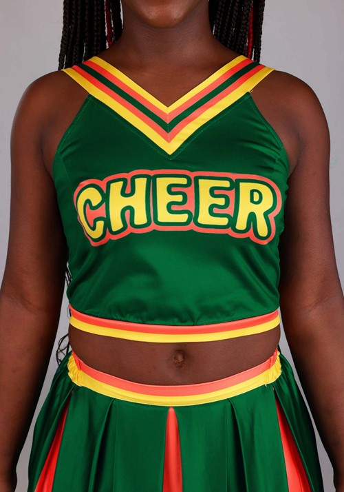 Women's Green Cheerleader Costume - US 9249