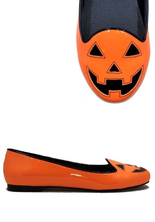 Jack O' Lantern Ballet Flats for Women - US 9985