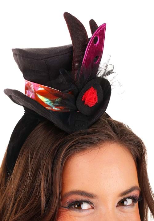 Ladybug Cocktail Mini Top Hat for Women - US 0597