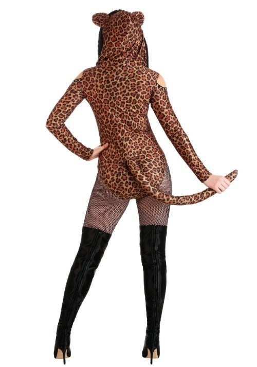 Women's Leopard Leotard Costume - US 8652