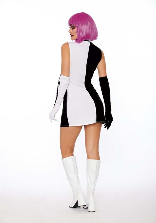 Women's Sexy Parti-Skeleton Costume Dress - US 5429