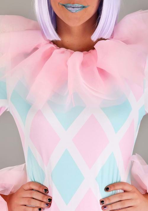 Pastel Women's Diamond Clown Costume - US 8207