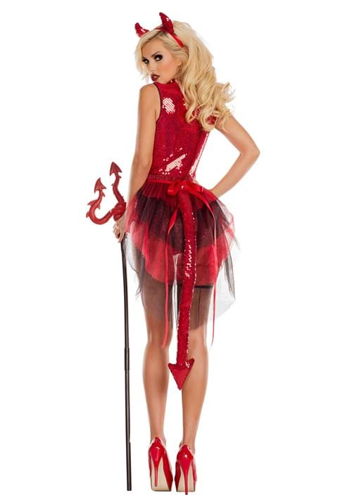 Women's Sexy Pentagram Devil Costume - US 2582