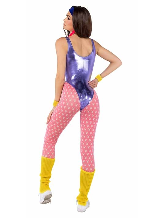 Women's 1980s Playboy Workout Costume - US 5228